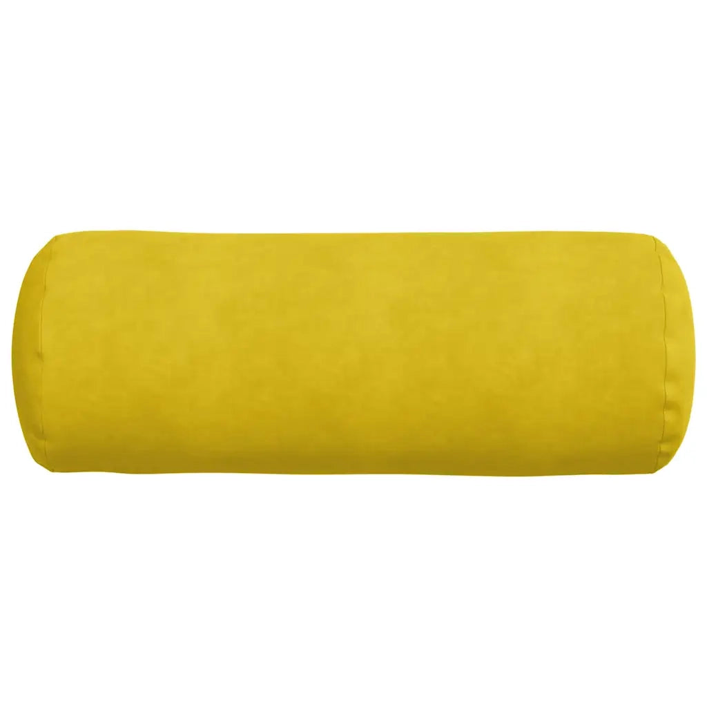 Cuscini a rullo 2 pz | Cuscini per sedie Giallo ? 25 x 70 cm Tessuto in Cords