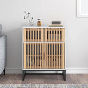 Credenza Bianca 60x30x75 cm in Legno Multistrato 352115