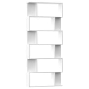 Divisorio-Paravento Bianco 80x24x192 cm in Legno Ingegnerizzato