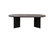 Tavolino da caffè in legno "Sand" - 60 x 119 x 40 cm - Legno nero