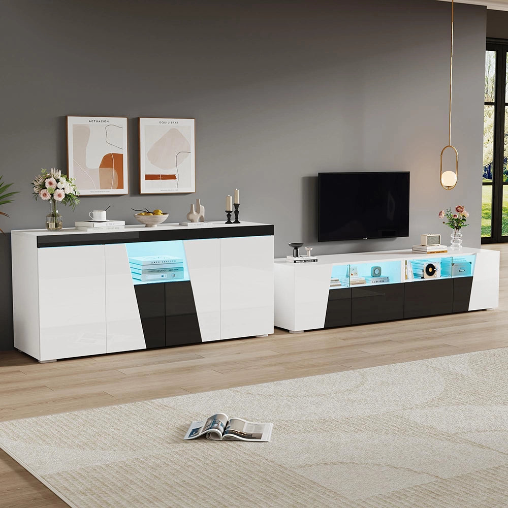 Set TV+console - Xylo - 180x38.5x45 cm LED