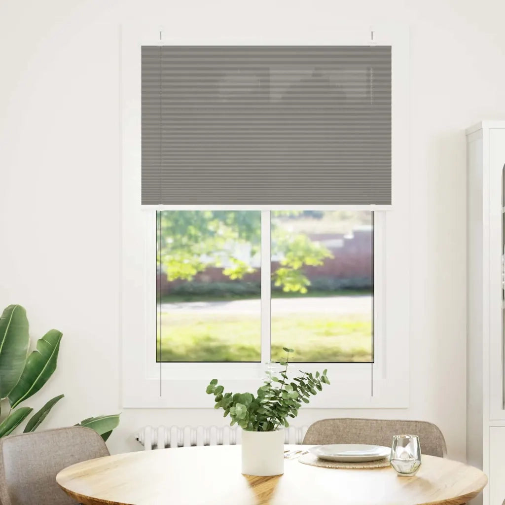 Tenda Plissettata | Tenda pliss¨¨ Antracite 100x150cm Larghezza Tessuto 99,4 cm