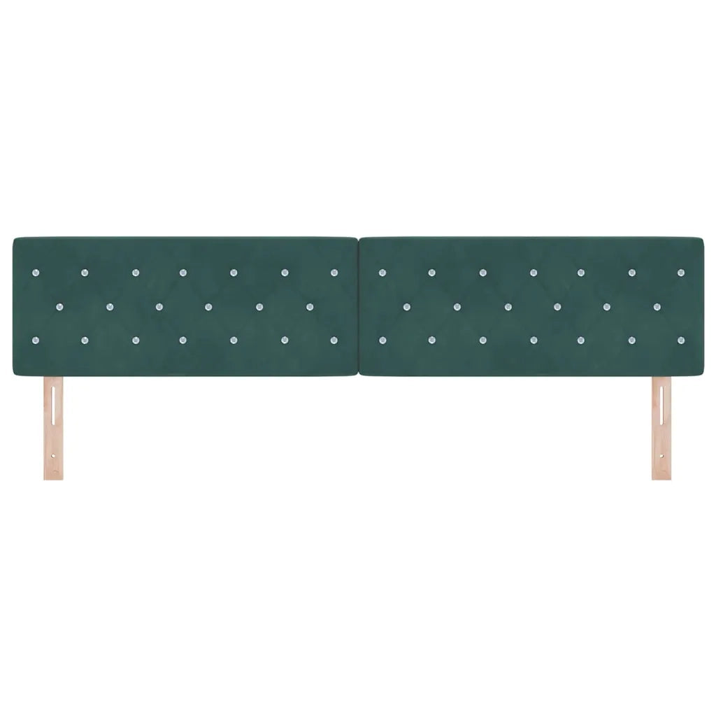 Testiera | Testata Verde Scuro 200 cm Velluto