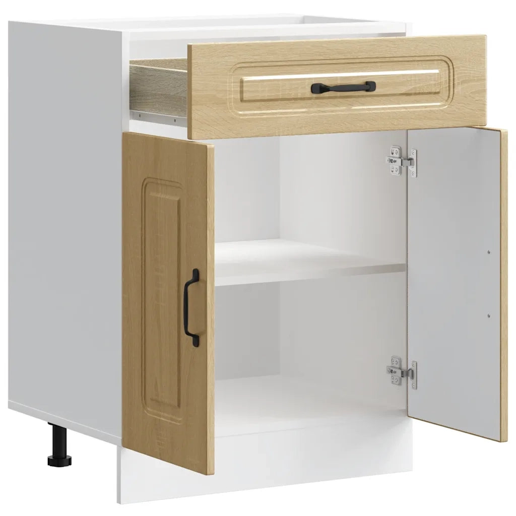 Pensile da cucina | Base da Cucina Kalmar Rovere Sonoma in Legno Multistrato