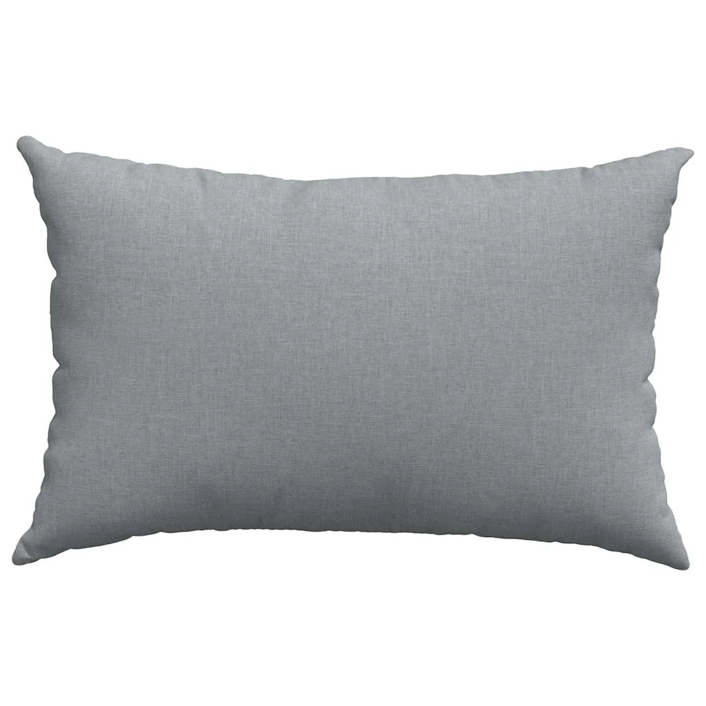 Cuscini da Divano 2 pcs Grigio chiaro 60 x 40 cm Tessuto 42013653