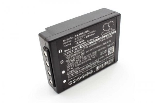 BATTERIA COMPATIBILE HBC FBA225BL NiMH 6V 2000mAh