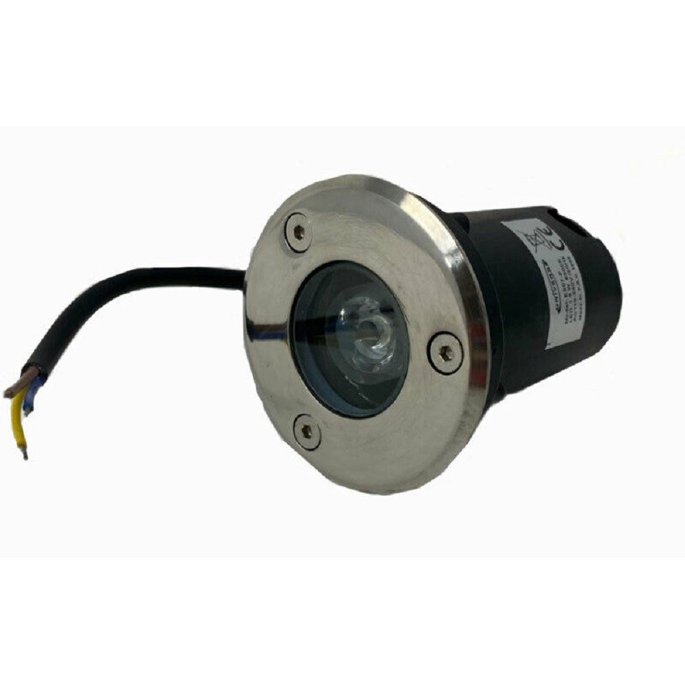 Trade Shop - Faretto Led Incasso Segnapassi Calpestabile 1,5 W Luce 4000k 6500k 3000k Es07 - -bianco Freddo      -