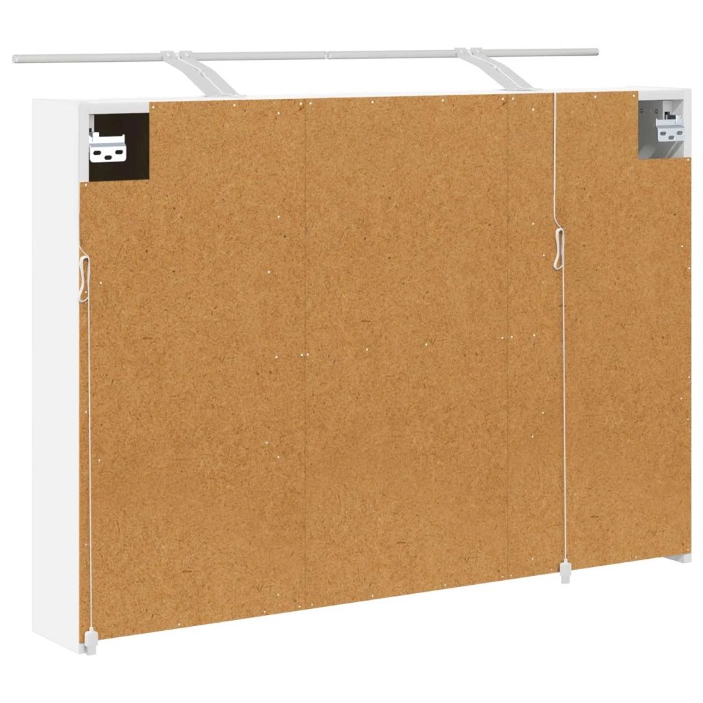 Mobiletto per specchio da bagno Bianco 100 x 14,5 x 70 cm 889127