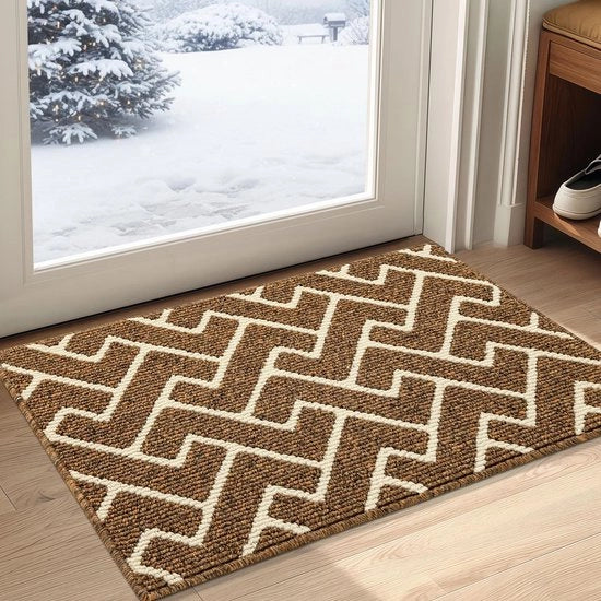 Matte antiscivolo per porte interne - 50 x 80 cm - assorbente acqua - lavabile in lavatrice