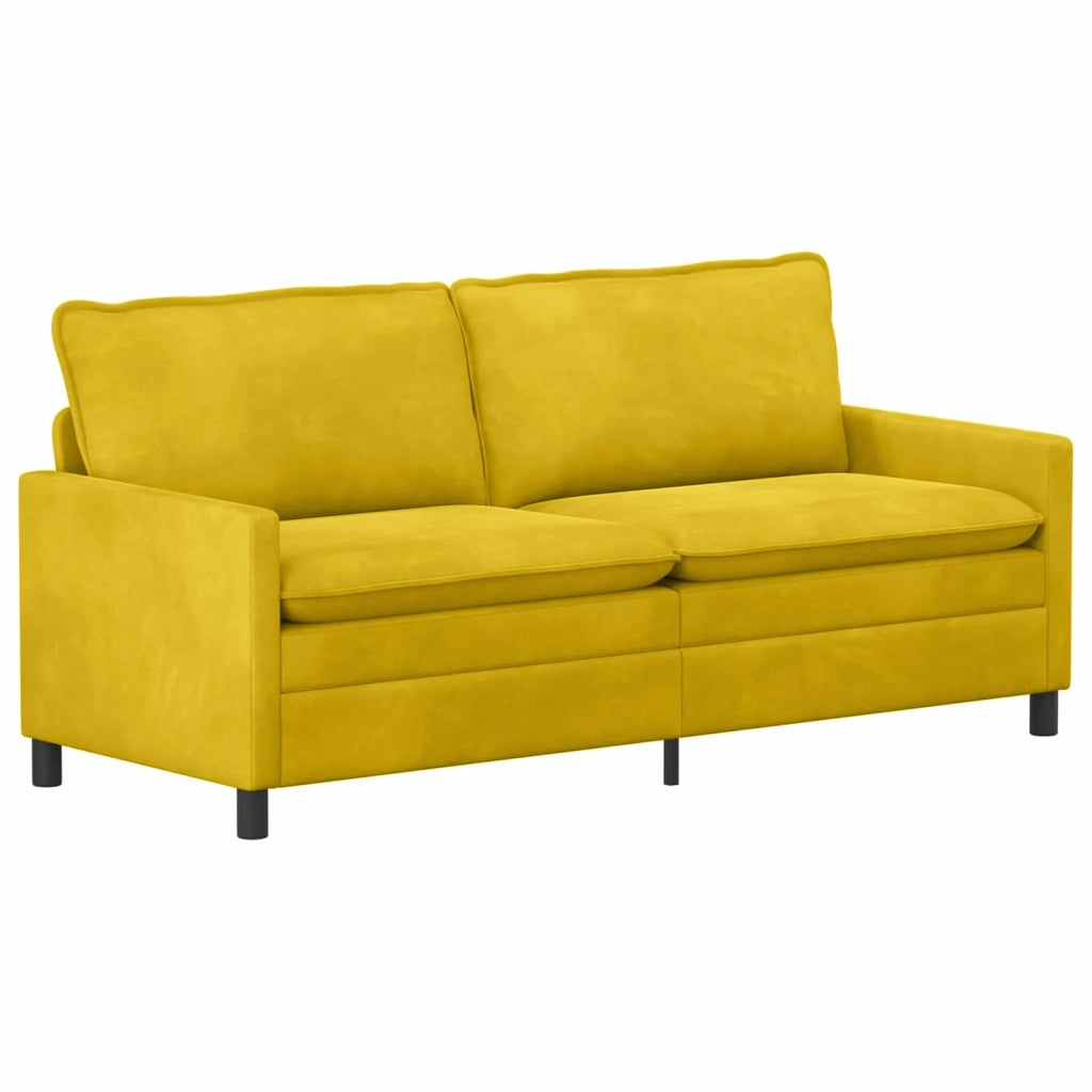 Divano Giallo 196 x 81 x 87,5 cm Velluto 42028887