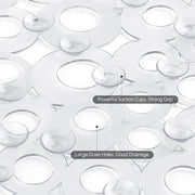 Matte Antiscivolo per Bagno - 69 x 35 cm - Materiale in Plastica - Secchezza Rapida