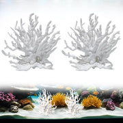 Decorazione per acquari - 2 pezzi - Corallo d'arte - Acquario con gamberi - Piante - Architettura del paesaggio - Paesaggio acquatico - Decorazione - Versatili per acquari
