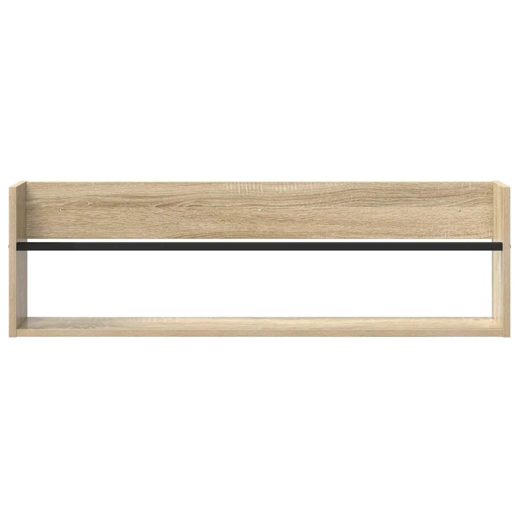 Scaffale per riviste Rovere Sonoma 100 x 12 x 30 cm CFW9295243
