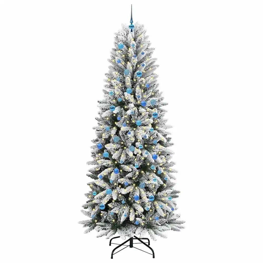 Albero di Natale artificiale con 300 LED Bianco 240 cm 3396076