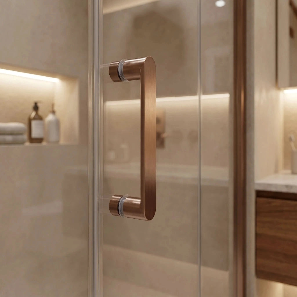 Cabina Doccia Rea Bruno 120x90 Brush Copper