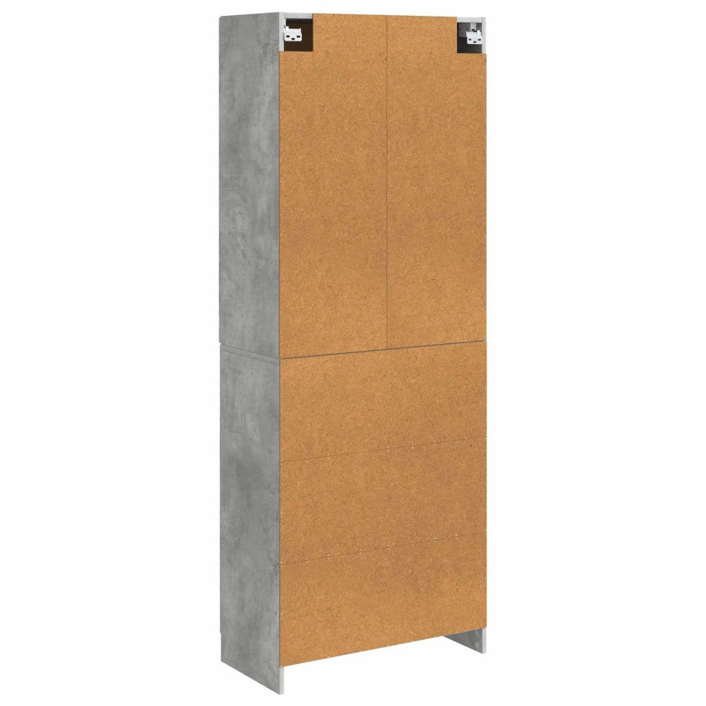Set di armadi 2 pz Grigio Cemento Legno ingegnerizzato 3416946