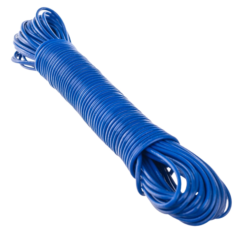 Stendibiancheria KADAX, robusto, lungo 20 metri, con corda di inserimento, ideale per balconi.