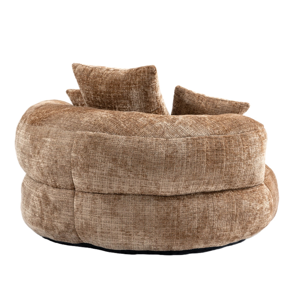 Divano Poltrona Gaming con Cuscini ¨C MINIMAL ¨C Tessuto Chenille, Singolo