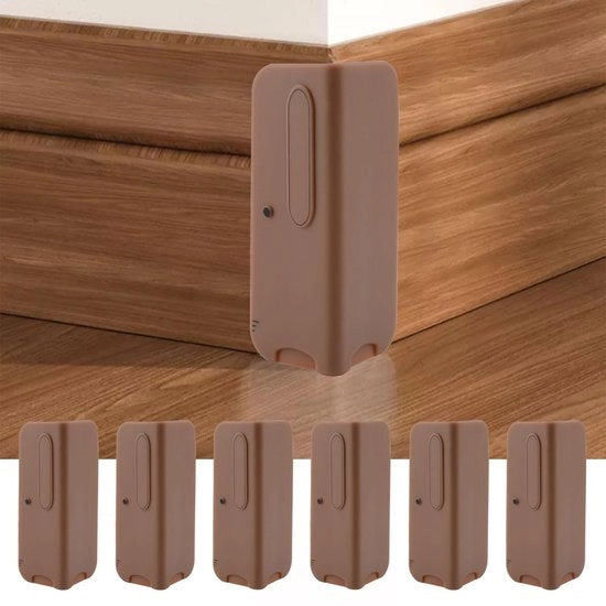 Protezione angolare 6 pezzi - Strisce di protezione per mobili - Silicone antiblocco - Colore caffè - Design semplice - Protezione per mobili - Adatto per casa e asilo nido 

Specifica tecnica: 
- Materiale: Silicone
- Colore: Caffè
- Quantità: 6 pezzi