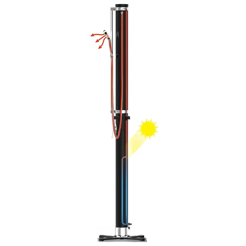 Bestway Doccia da Esterno Solar Flow Nera 20 L 93799