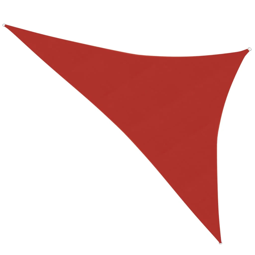 Vela ombreggiante 160 g/m² rossa 3 x 4 x 5 m HDPE 02_0009271