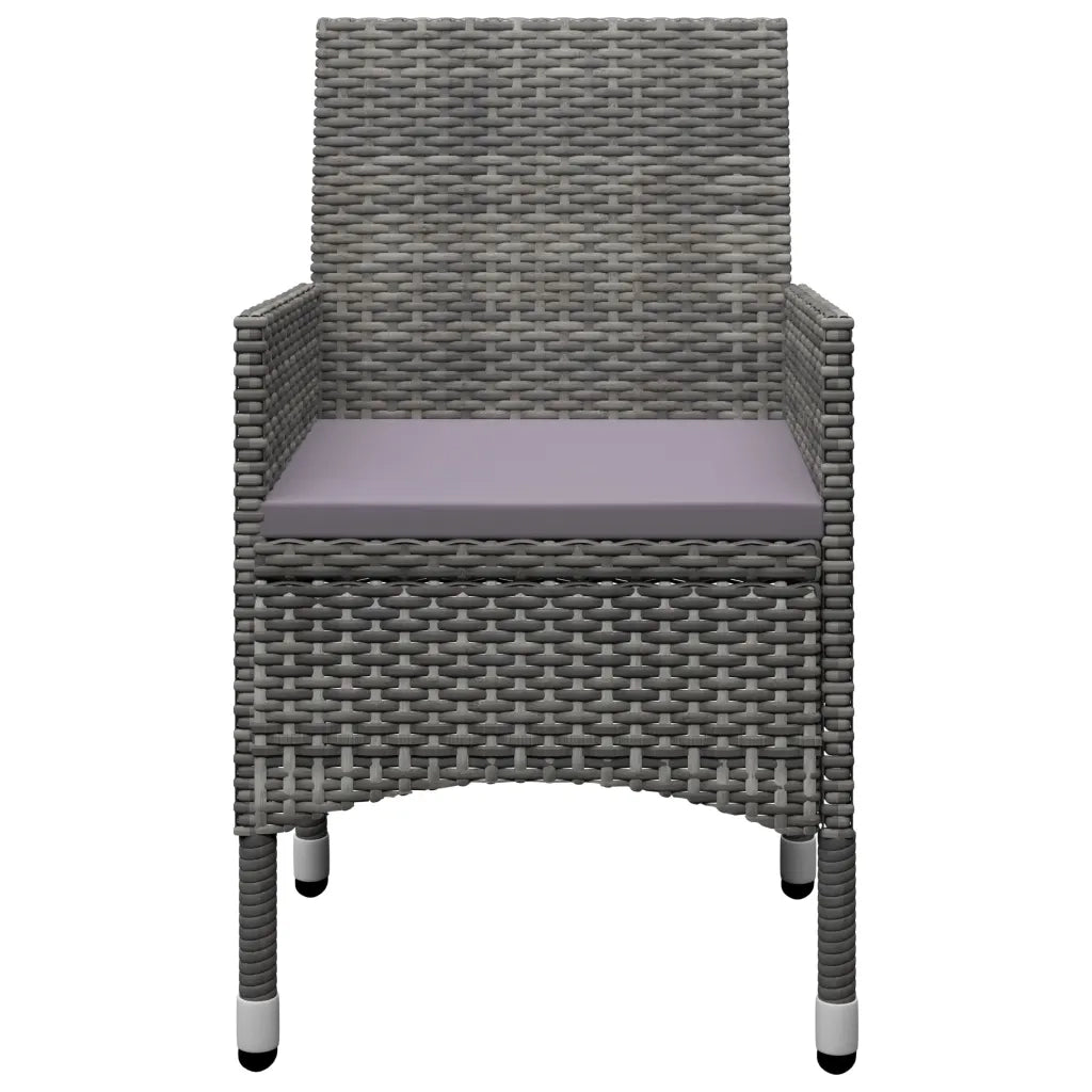 Set Mobili da Pranzo per Giardino 7 pz Grigio 3067766