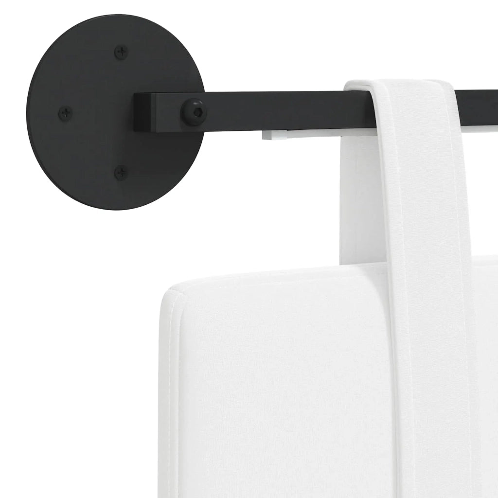 Testiera | Testata sospesa Con luce LED Bianco Tessuto