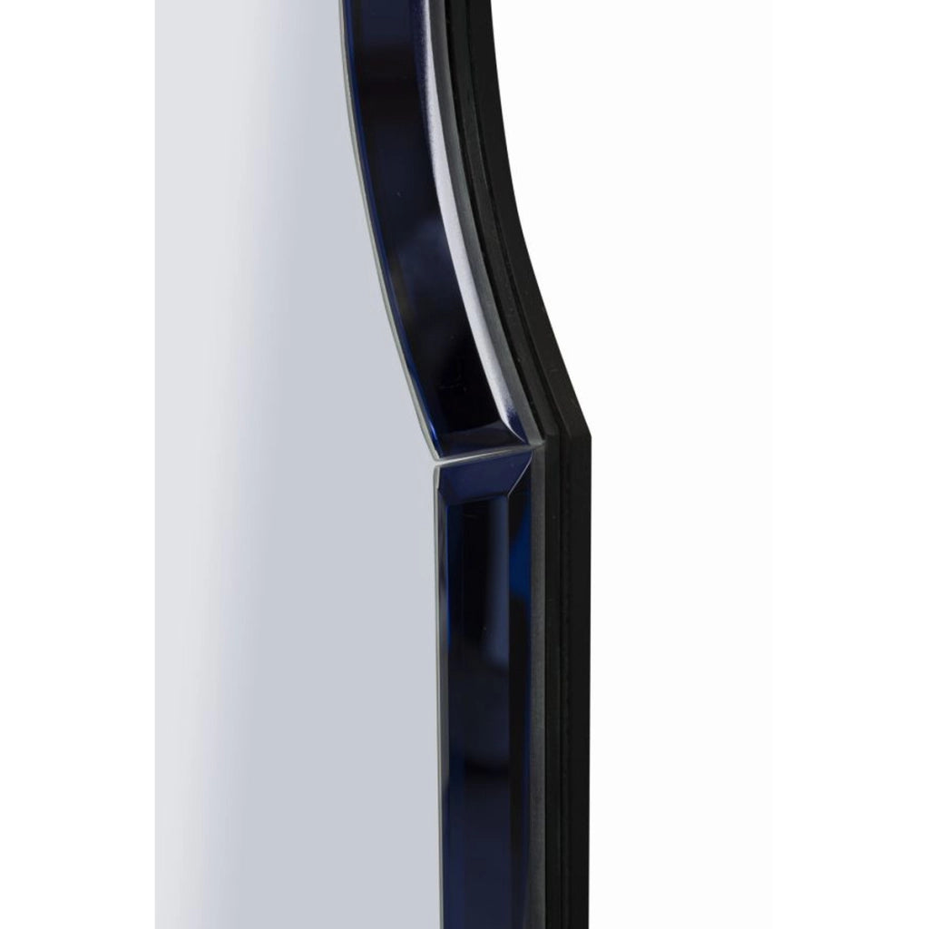 Specchio con Cornice Classico 4, Blu, MDF, 80x47x1 cm