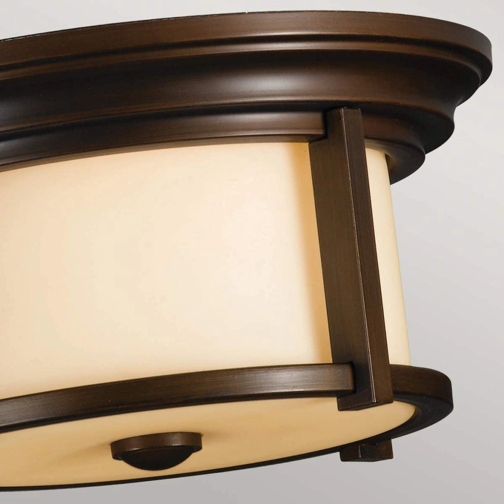 Plafoniera esterna Merrill Feiss E27 2x60W IP44 bronzo