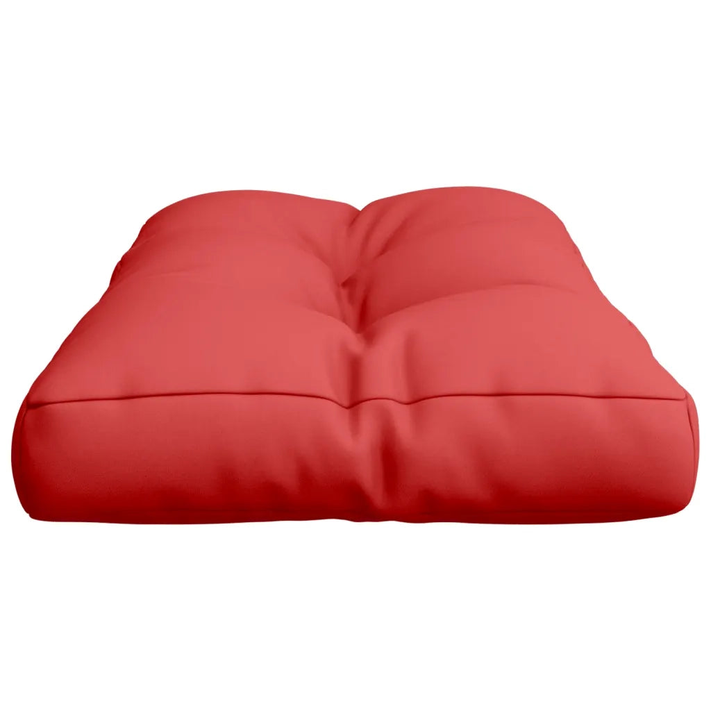 Cuscino per Pallet Rosso 80x40x12 cm in Tessuto 360607
