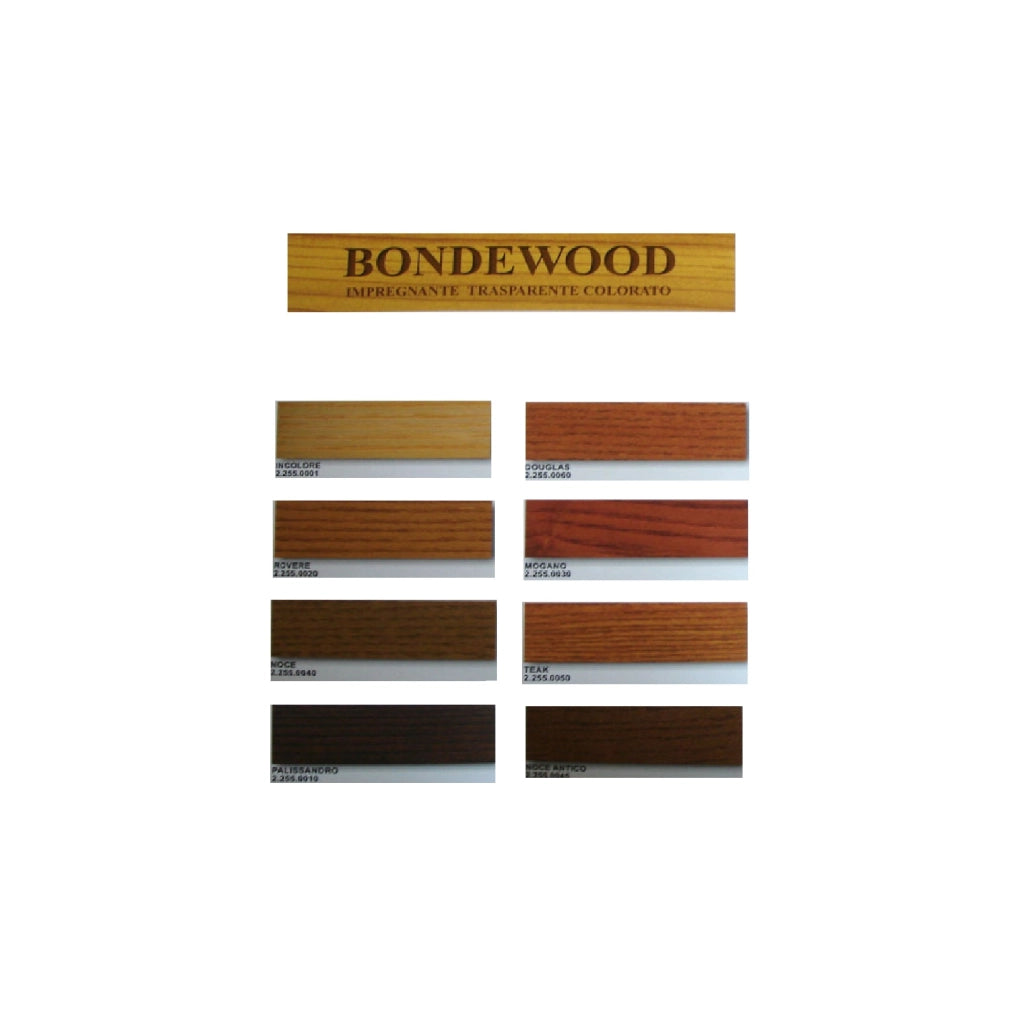 Bondewood Impregnante per legno 750ml trasparente colorato opaco interno esterno INCOLORE