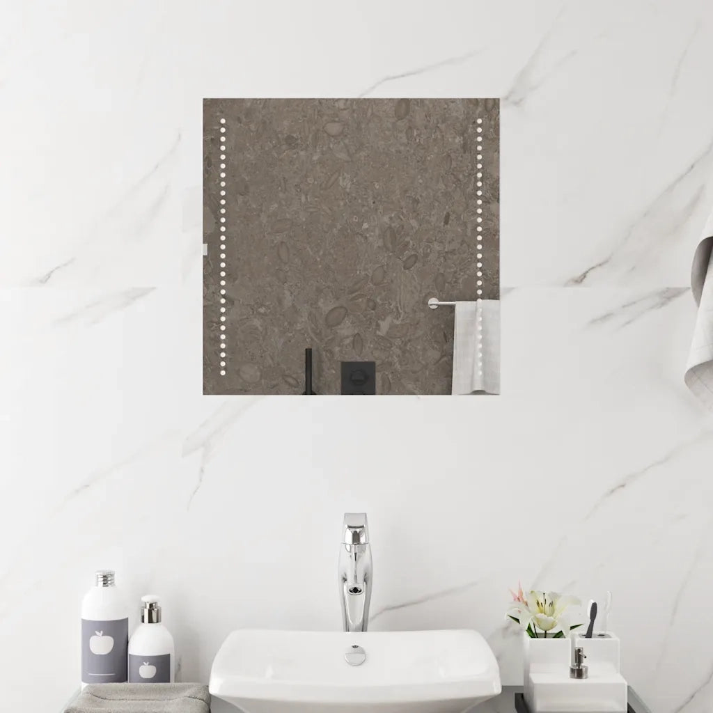 Specchio da Bagno con Luci LED-Specchio per Bagno 50x50 cm 475134