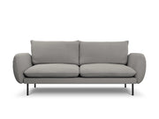 Cosmopolitan Design - Divano "Vienna" 3 posti in bouclé grigio 