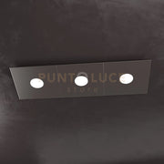 ECCENTRIC APPLIQUE-PLAFONIERA 3 LUCI MARRONE 1156-3L-MA