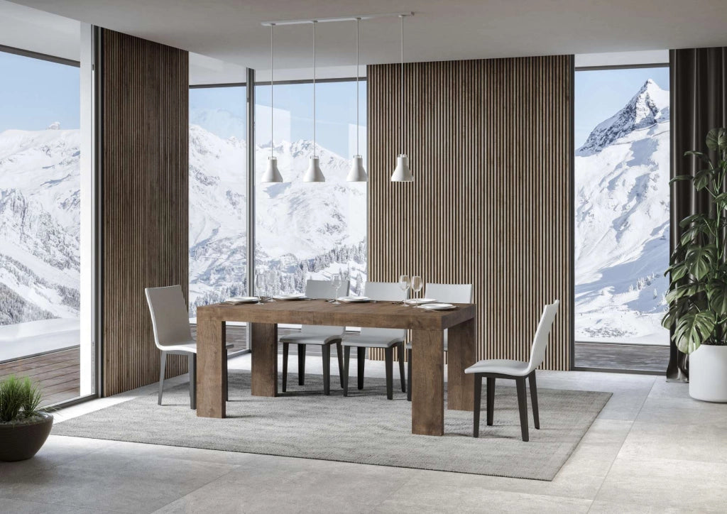 Tavolo Allungabile 200/304x90x77 cm Roxell Noce