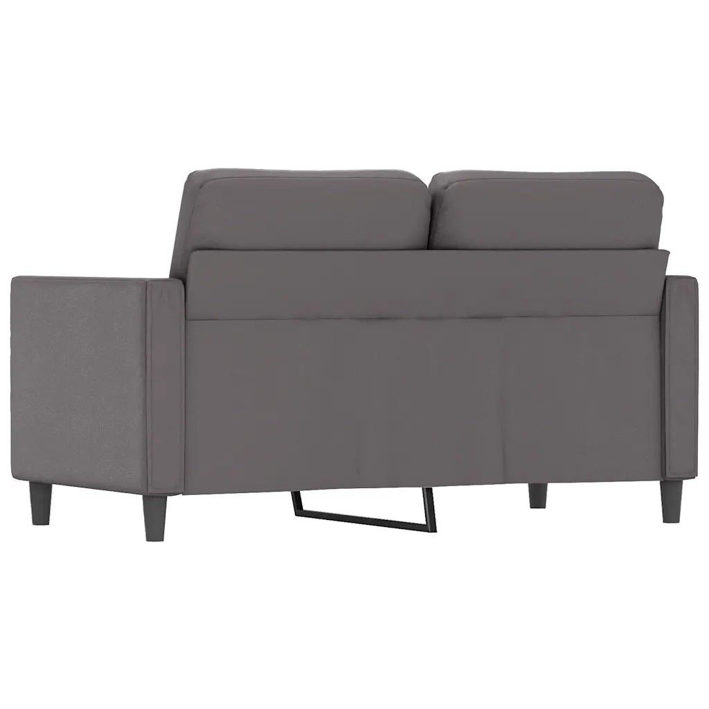 Divano a 2 Posti-Sofa 2 Posti Grigio 120 cm in Similpelle 206312