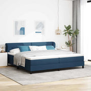 Letto a molle con materasso Blu 200 x 200 cm Tessuto 3340051