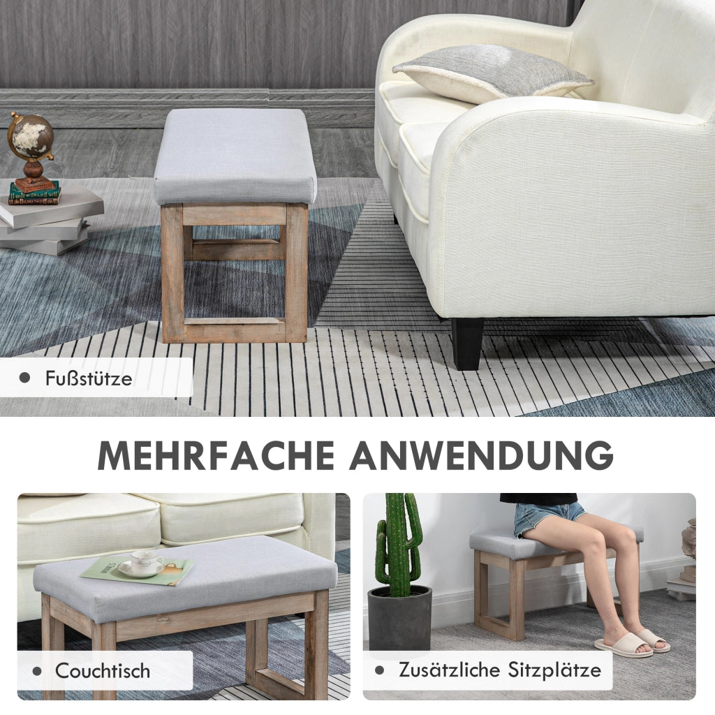Pouf Skandi Design ¨C Minimal ¨C Grigio 68x38x42