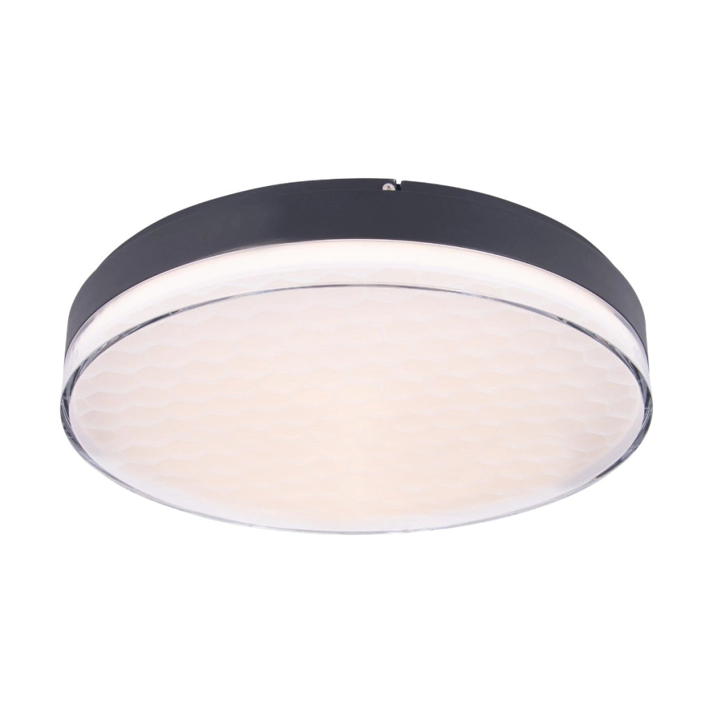 Plafoniera LED rotonda Ø48cm 54W nera Maxlight Sekko