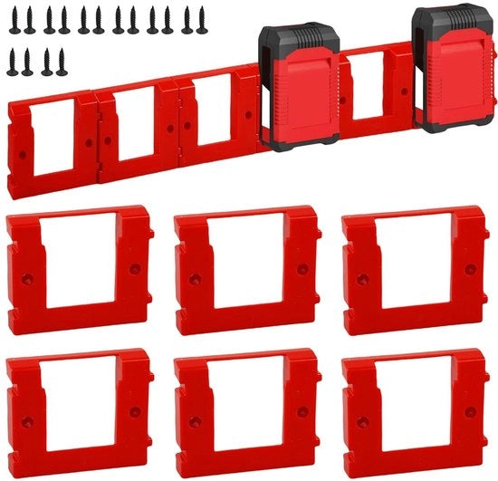 Supporto per batterie 18 V | Otre per batterie | Supporto per parete con viti