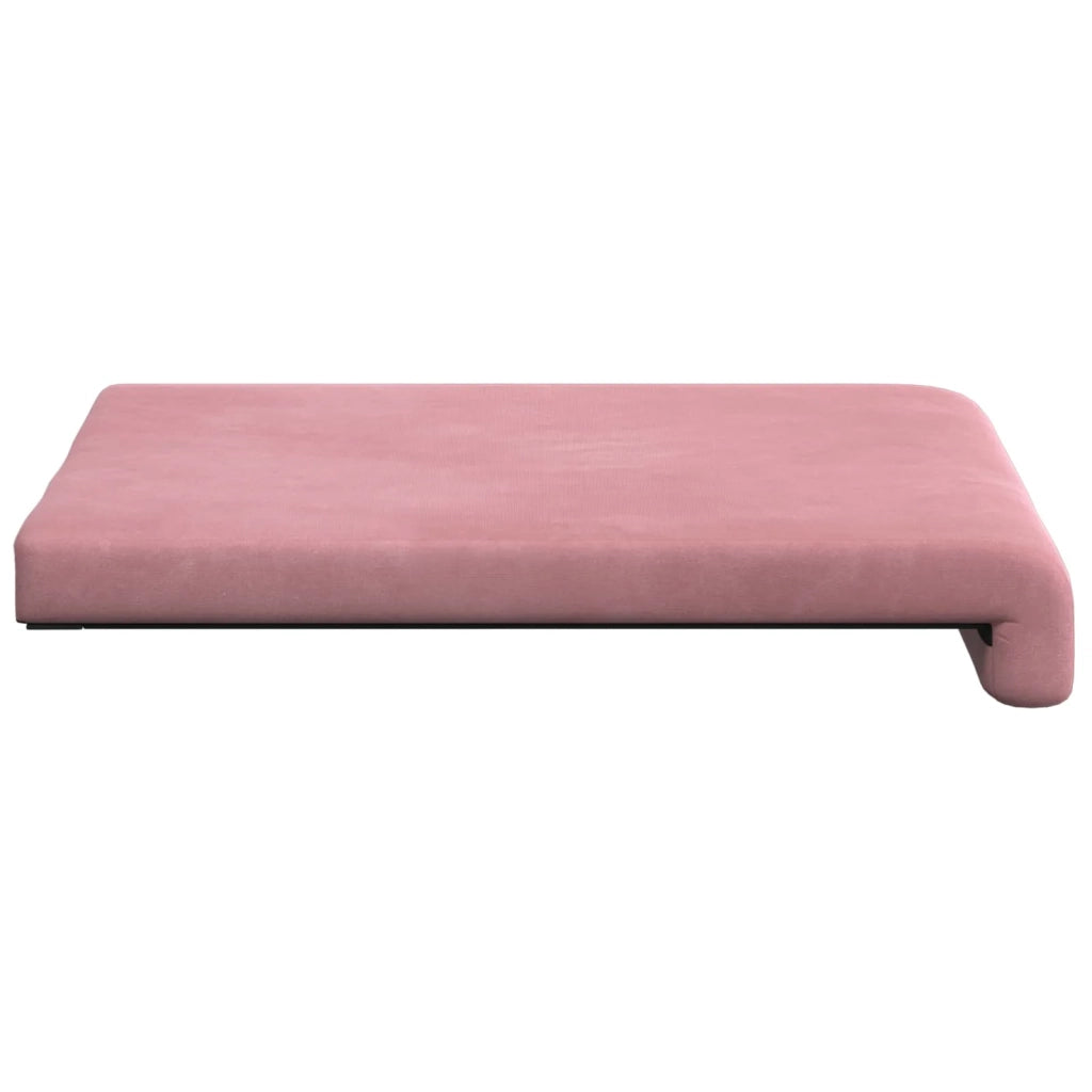 Cuscino per panchina 2 pcs Velluto Rosa Profondità 35 cm 42043025