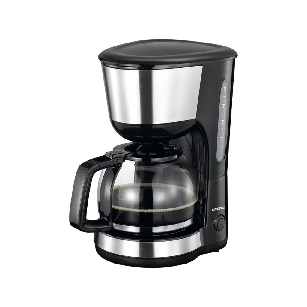 Macchina da Caffè Familiare 10 Tazze 1,25 L con Spegnimento Automatico 1000W Nero Butler