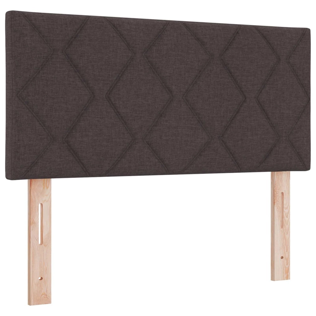 Letto Ottomano con Materasso e LED Marrone Scuro 100 x 200 cm 3456970