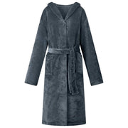 Accappatoio con Cappuccio Blu navy m Flanella 42017238