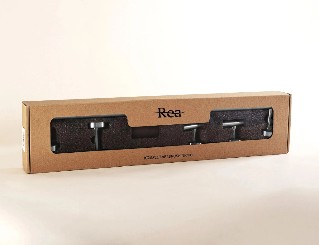 Set Accessori Da Bagno Ari Brush Nickel 4 Pezzi
