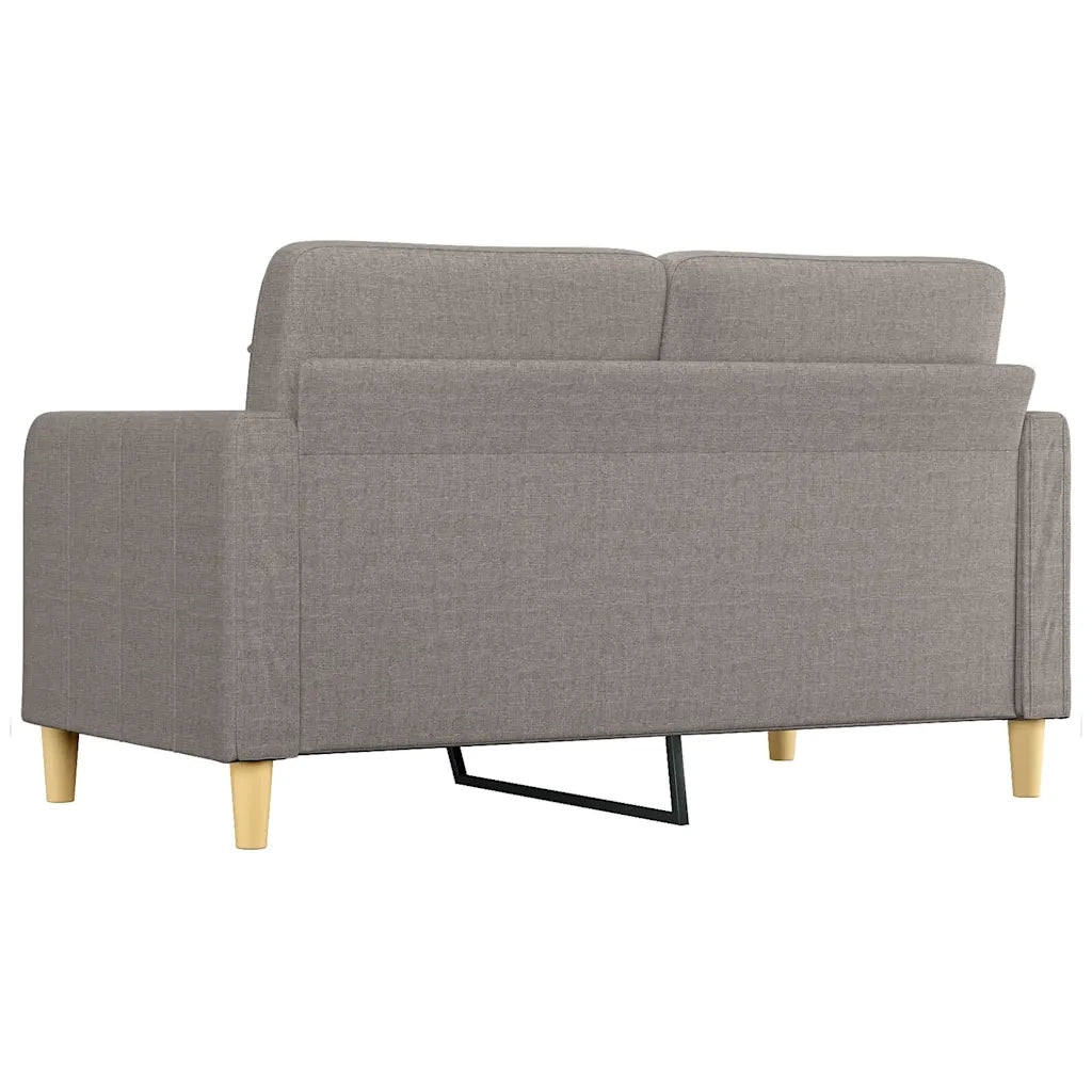 Divano a 2 Posti-Sofa 2 Posti Tortora 140 cm in Tessuto 386725