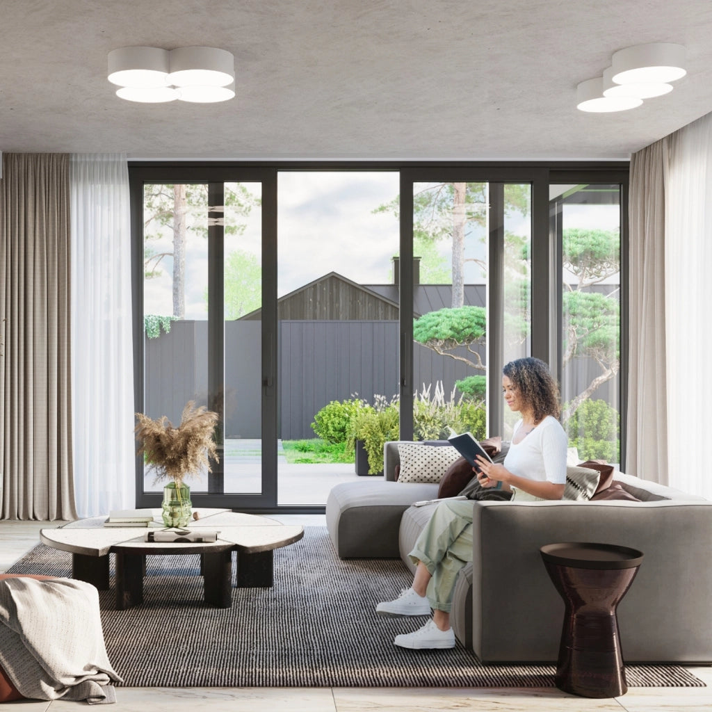 Lampada da soffitto CIRCLE 1 bianco