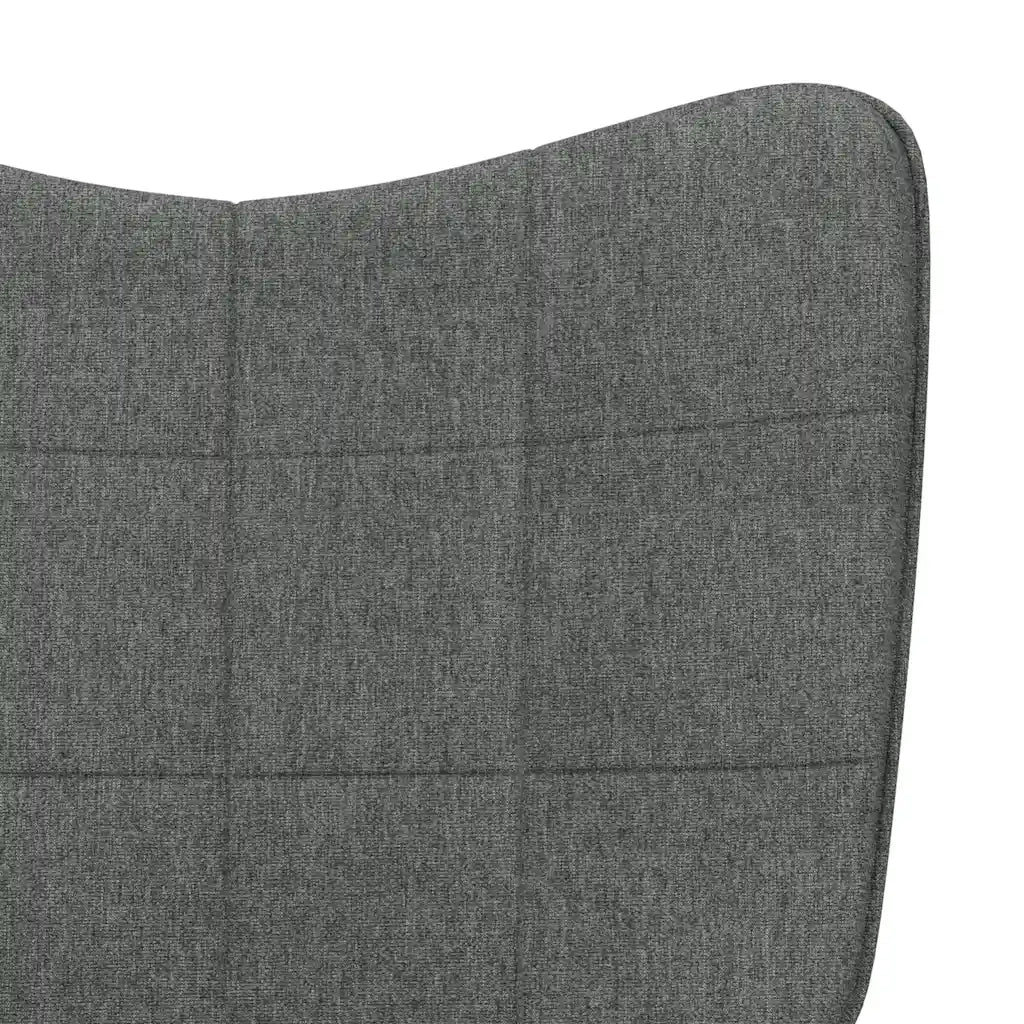Poltrona | Sedia Relax Grigio Scuro in Tessuto