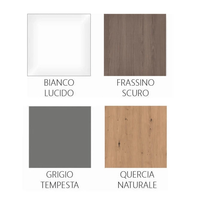 Base 2 cassetti Dearum DH cm 80 Quercia Natura
