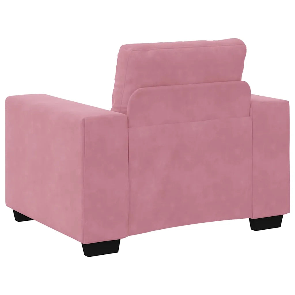 Set di divani 3 pcs Rosa 221 x 80 x 80 cm Velluto 3324642
